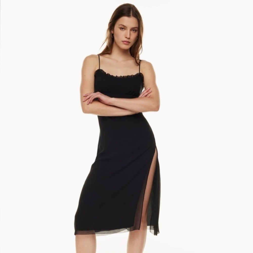 Aritzia Wilfred Little Black Dress - Sister Dress - size Small